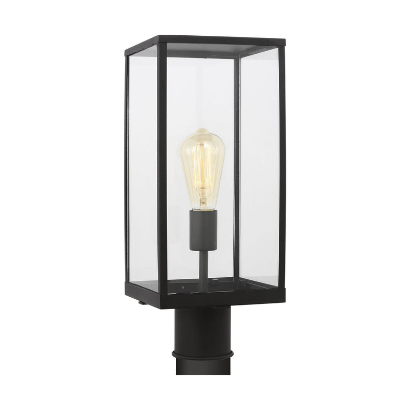 Visual Comfort Studio DJO1041TXB One Light Post Lantern, Textured Black