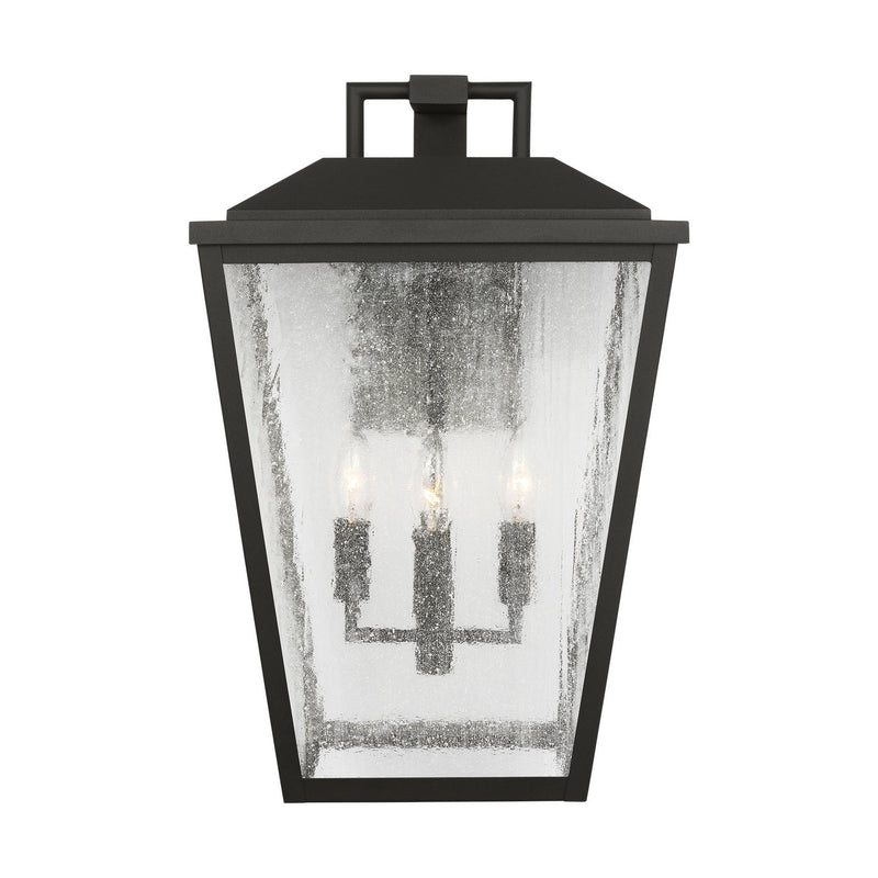 Visual Comfort Studio DJO1084TXB Four Light Wall Lantern, Textured Black