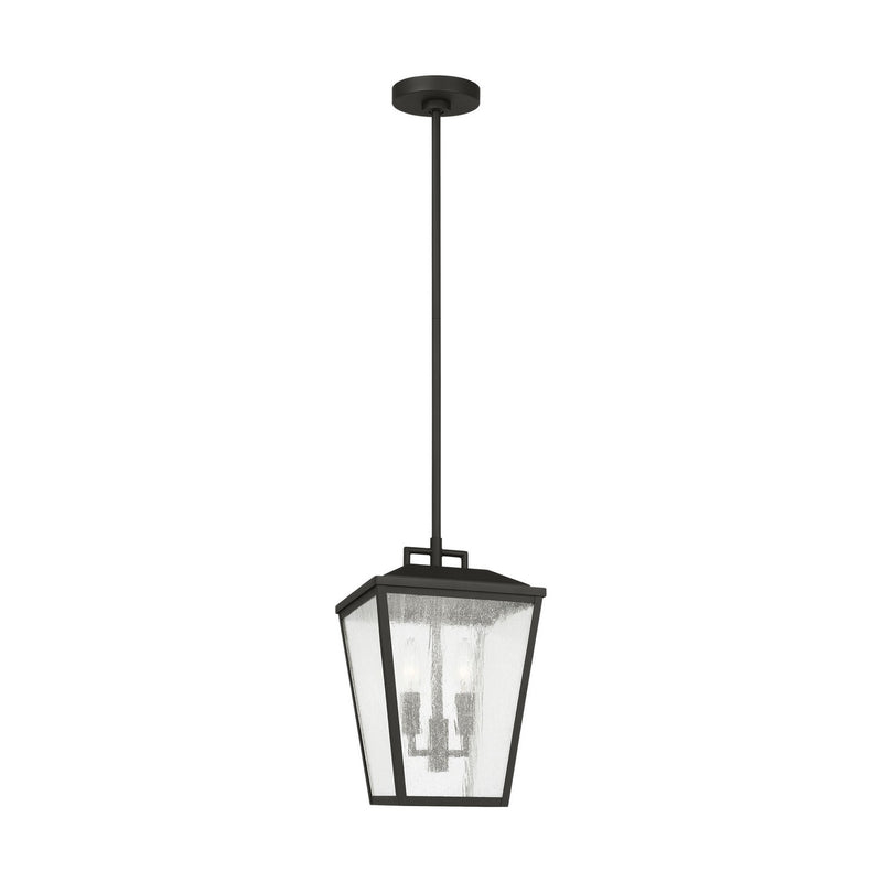 Visual Comfort Studio DJO1102TXB Two Light Pendant, Textured Black