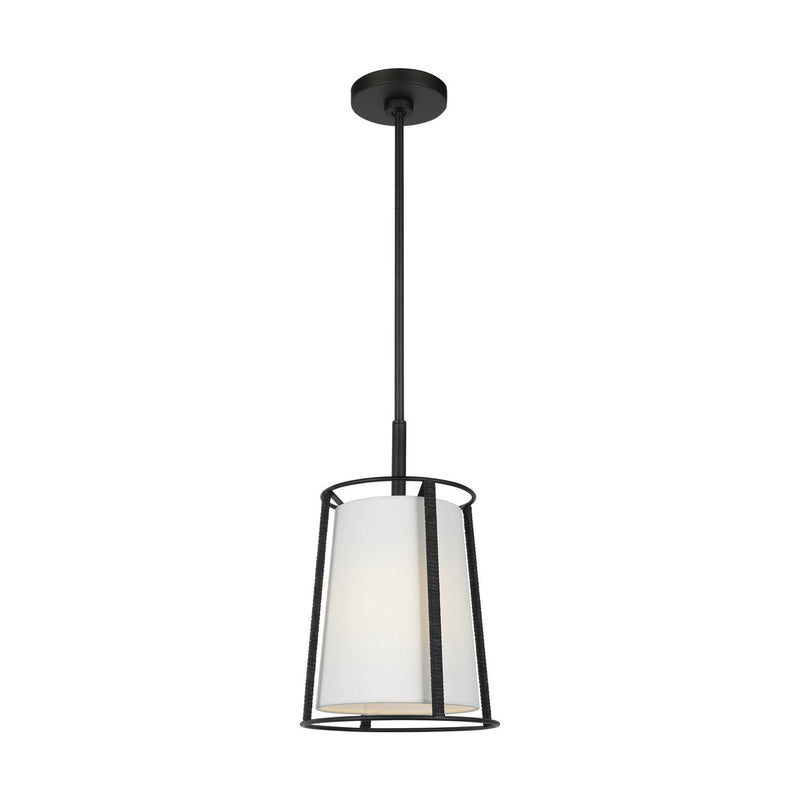 Visual Comfort Studio DJP1011MBK One Light Pendant, Midnight Black