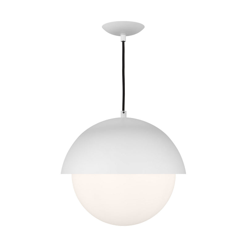 Visual Comfort Studio DJP1041MWT One Light Pendant, Matte White