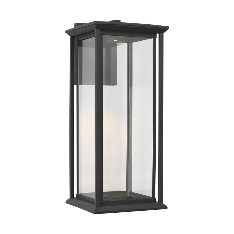 Generation Lighting GLO1301CDL-TXB Lantern, Textured Black