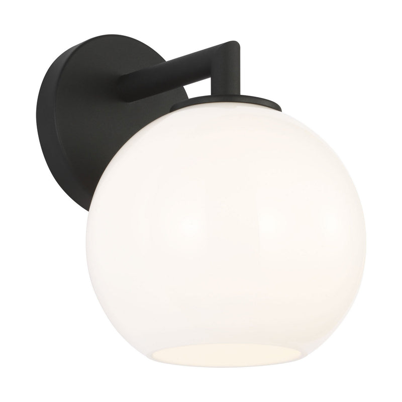 Generation Lighting GLO1361TXB One Light Outdoor Wall Lantern, Textured Black