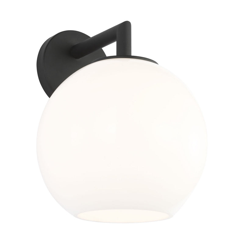 Generation Lighting GLO1371TXB One Light Outdoor Wall Lantern, Textured Black