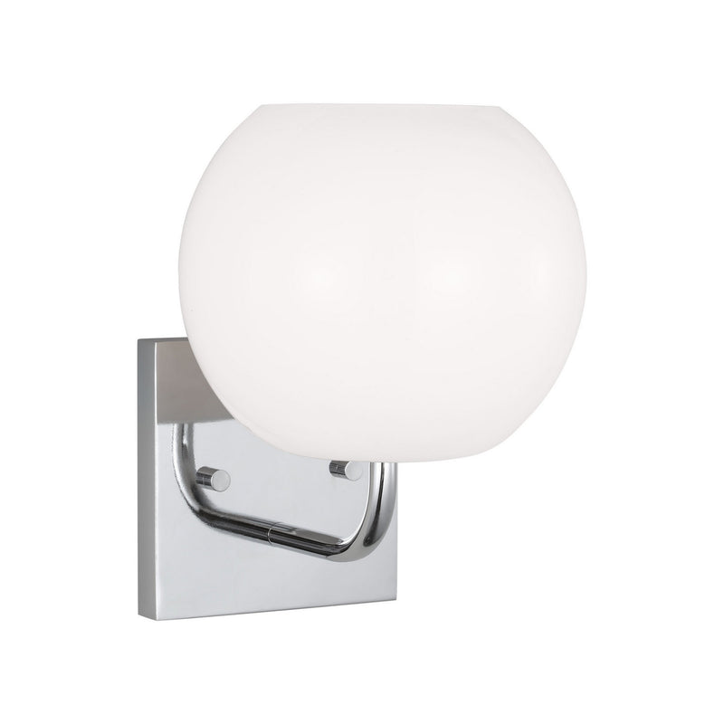 Generation Lighting GLV1011EN3/CH One Light Vanity, Chrome