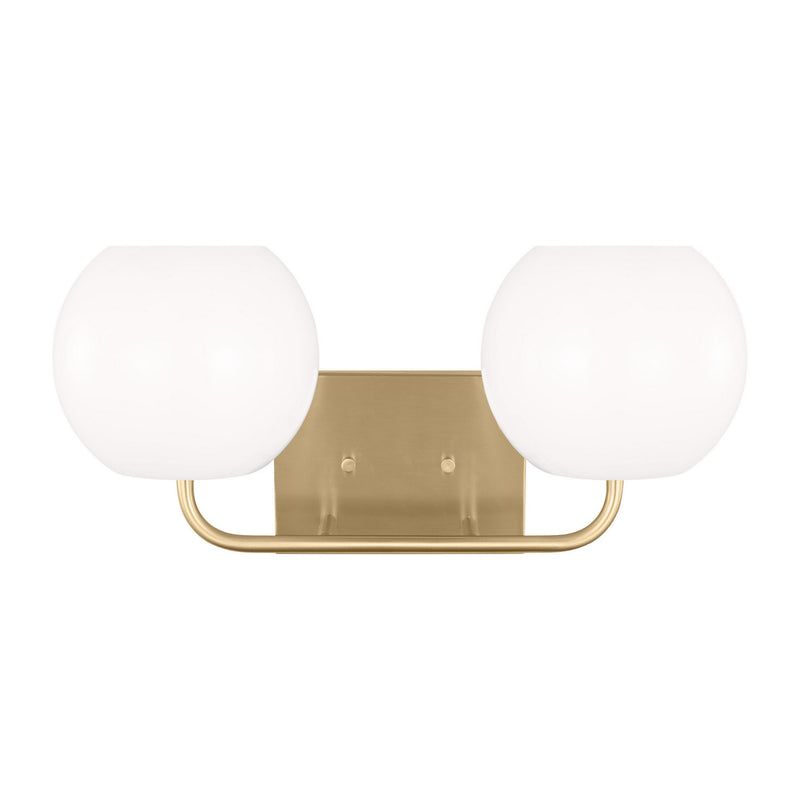 Generation Lighting GLV1012EN3/SB Two Light Vanity, Satin Bronze