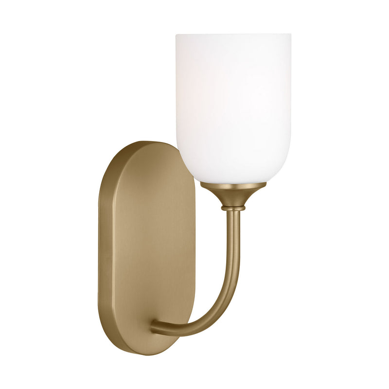 Generation Lighting GLV1021EN3/SB One Light Vanity, Satin Bronze