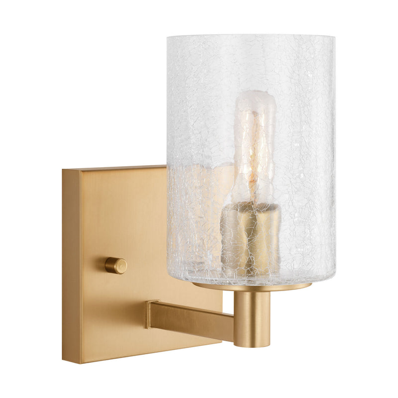 Generation Lighting GLV1031EN/SB One Light Wall / Bath Sconce, Satin Bronze
