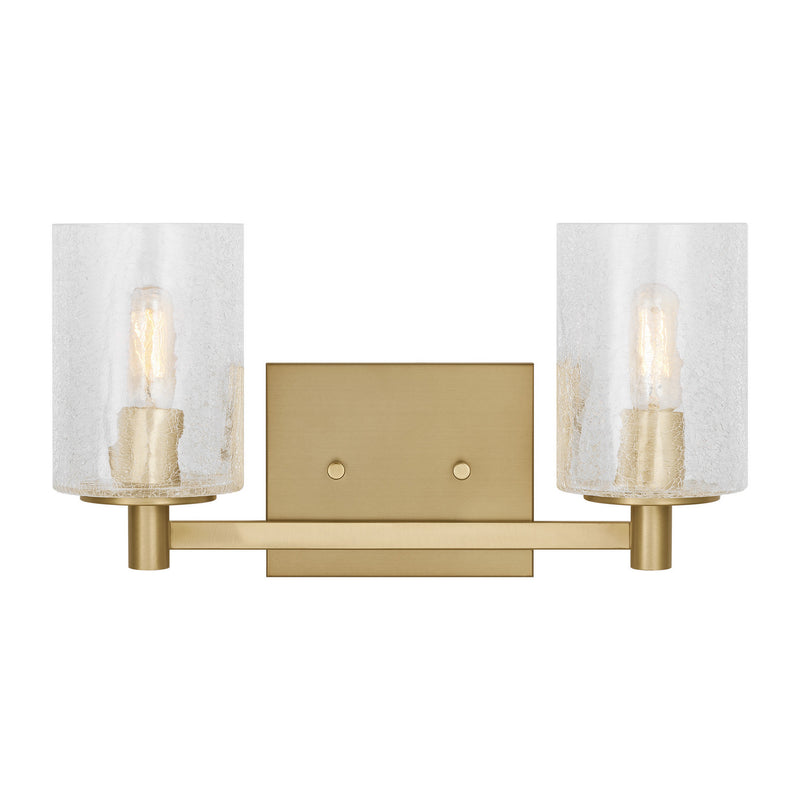Generation Lighting GLV1032EN/SB Two Light Wall / Bath, Satin Bronze