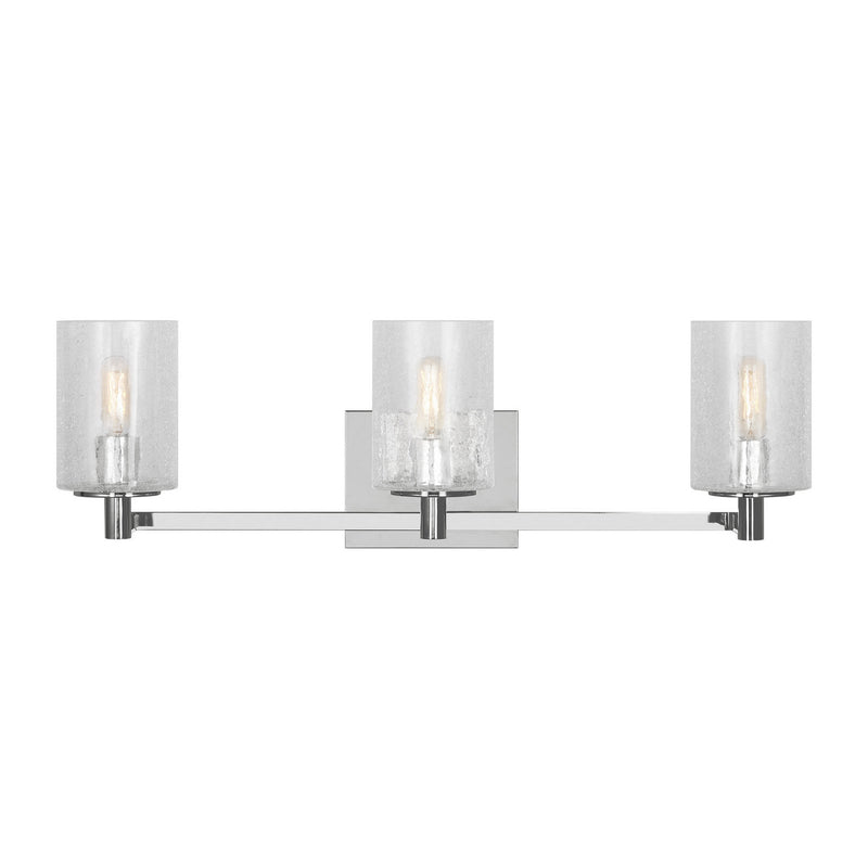 Generation Lighting GLV1033EN/CH Three Light Wall / Bath, Chrome