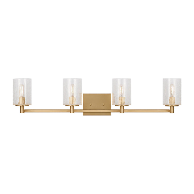 Generation Lighting GLV1034EN/SB Four Light Wall / Bath, Satin Bronze