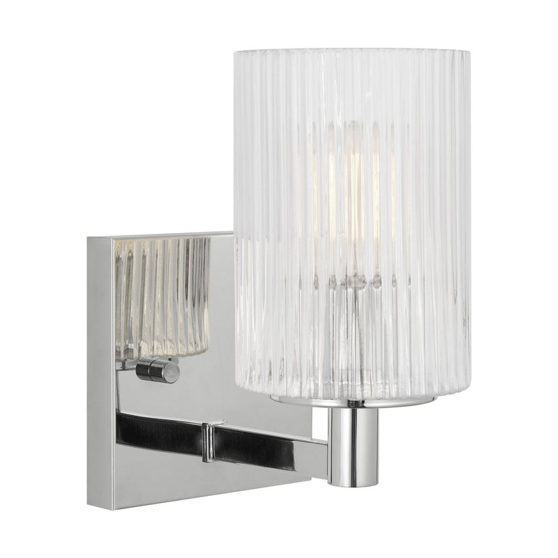 Generation Lighting GLV1041CH One Light Wall / Bath Sconce, Chrome