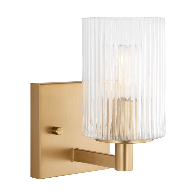 Generation Lighting GLV1041EN/SB One Light Wall / Bath Sconce, Satin Bronze