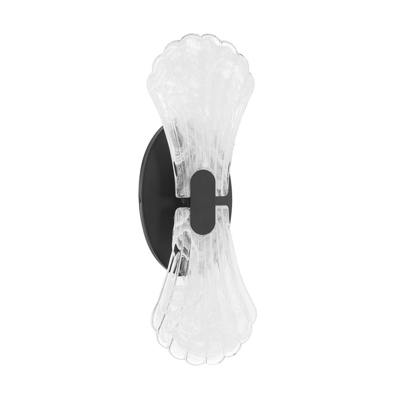 Savoy House 9-3607-2-89 Two Light Wall Sconce, Matte Black