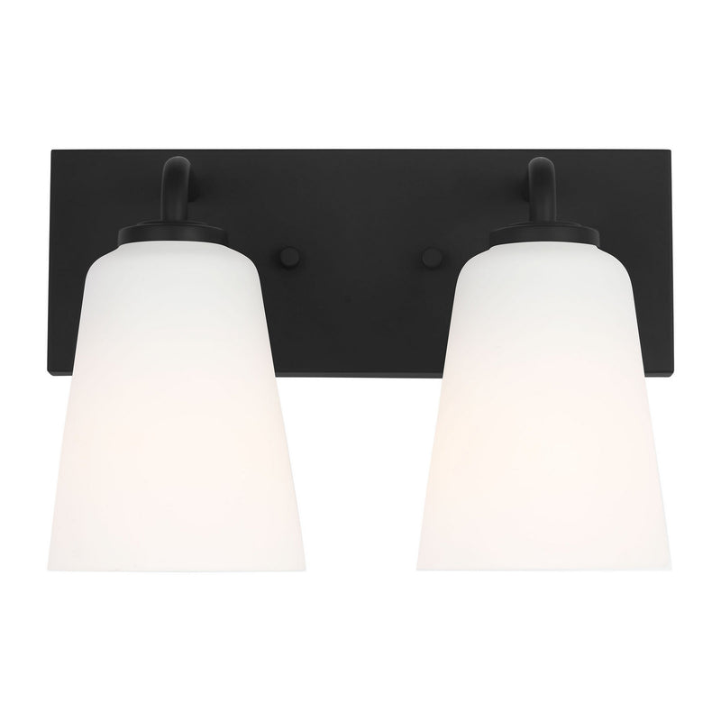 Generation Lighting GLV1052MBK Vanity, Midnight Black