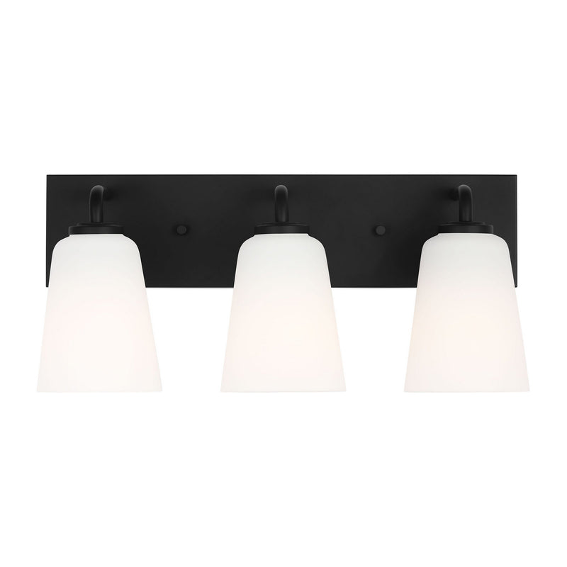 Generation Lighting GLV1053MBK Vanity, Midnight Black