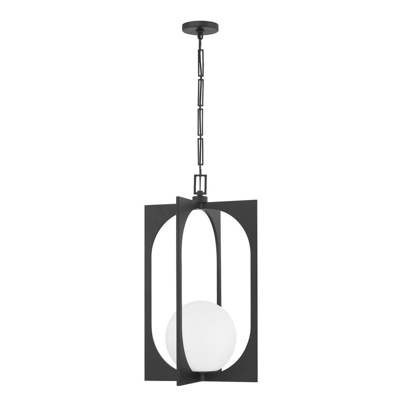 Savoy House 7-3999-1-89 One Light Pendant, Matte Black