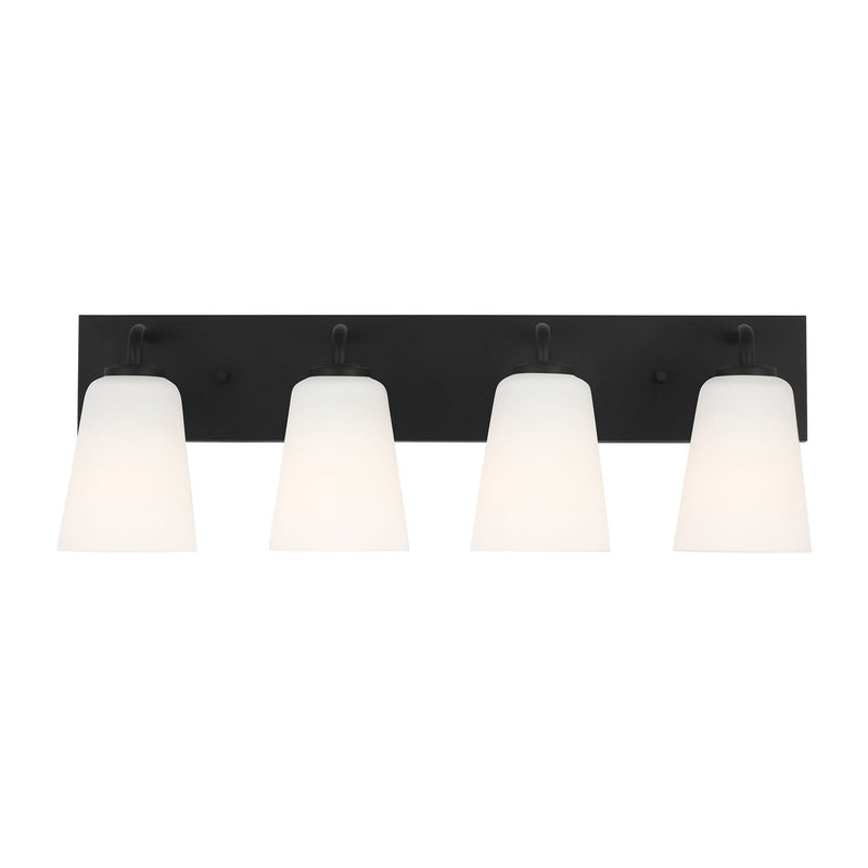 Generation Lighting GLV1054MBK Vanity, Midnight Black