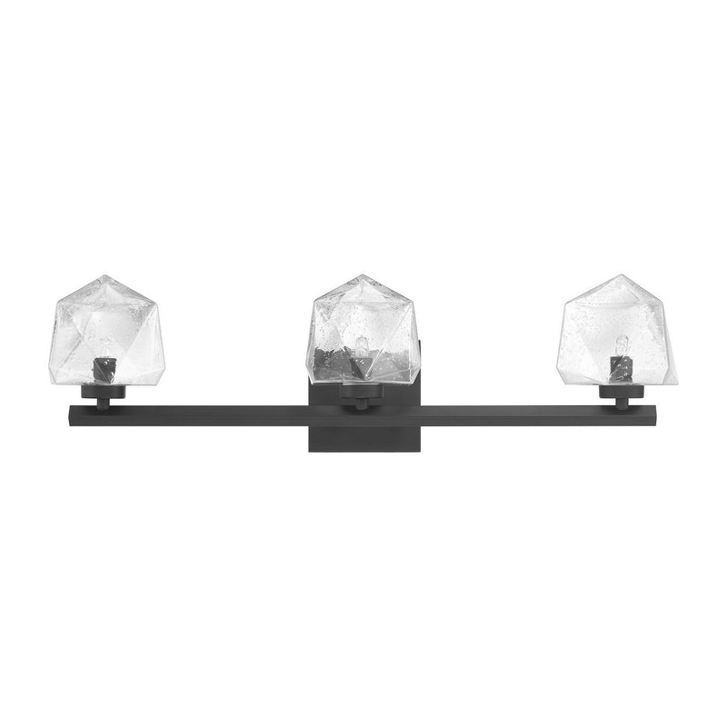Savoy House 8-1239-3-BK LED Bathroom Vanity, Matte Black