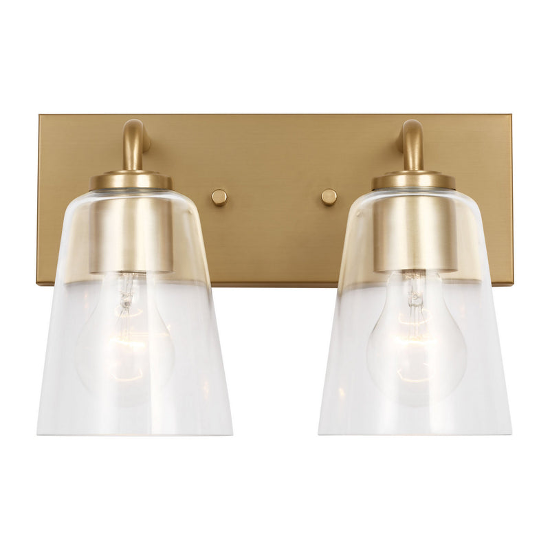 Generation Lighting GLV1062SB Vanity, Satin Brass