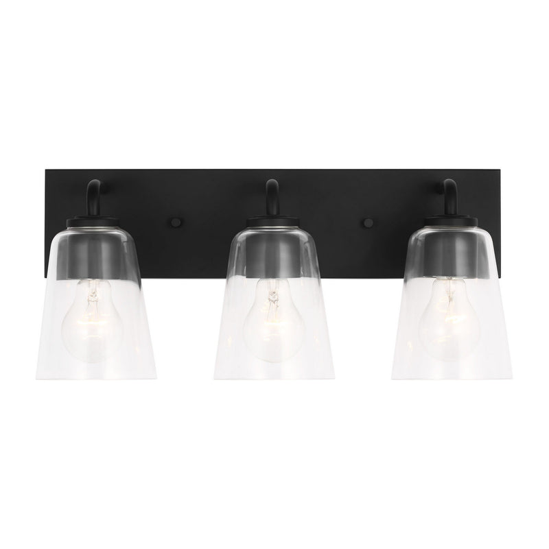 Generation Lighting GLV1063MBK Vanity, Midnight Black