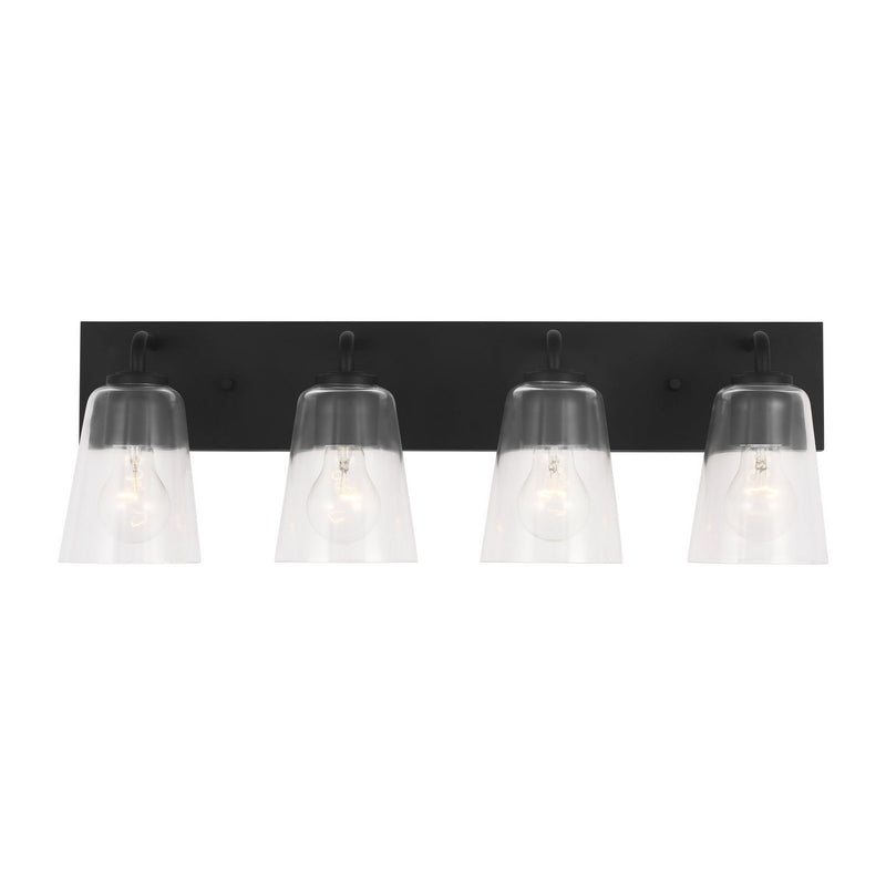 Generation Lighting GLV1064MBK Vanity, Midnight Black