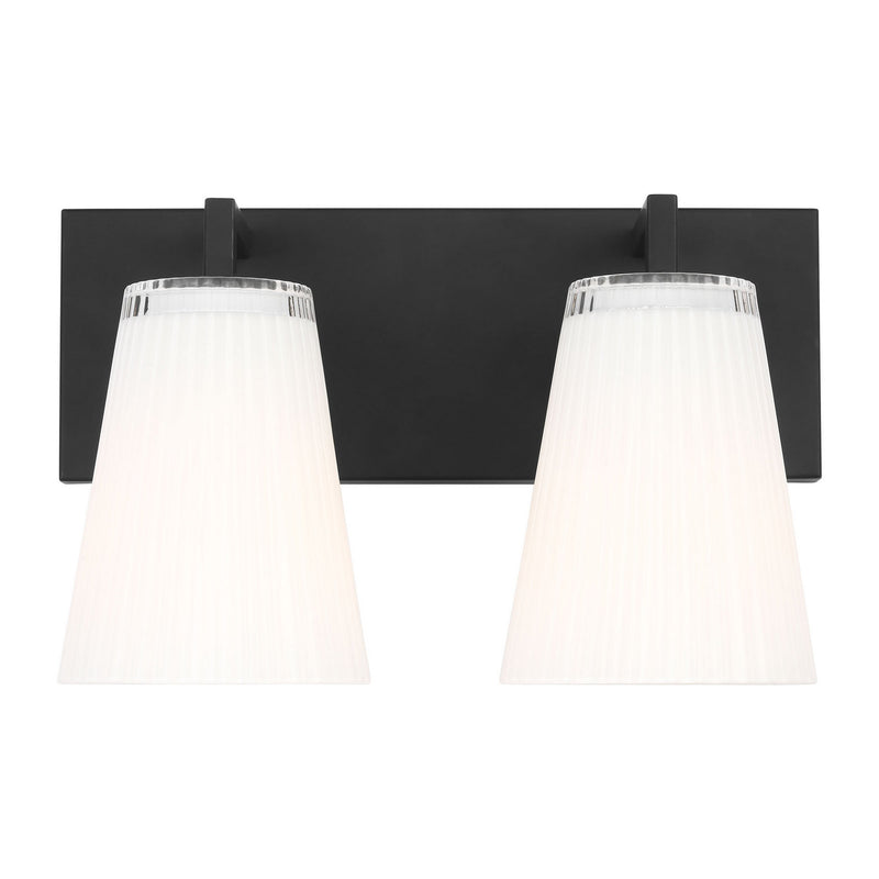 Generation Lighting GLV1102MBK Vanity, Midnight Black