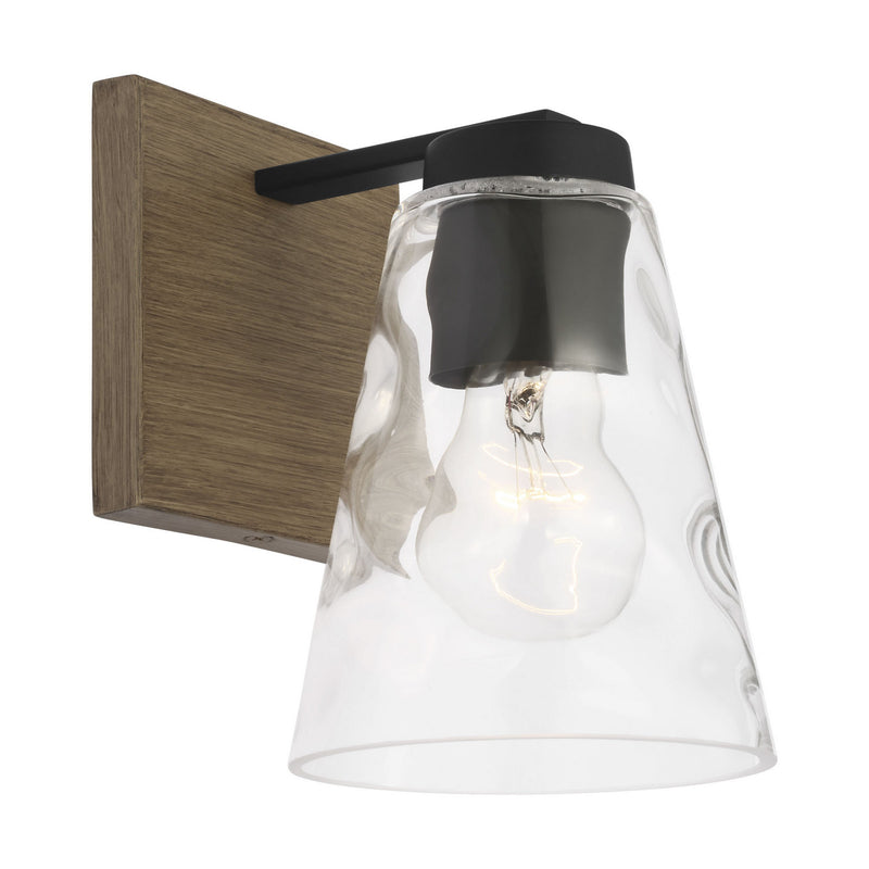 Generation Lighting GLV1111MBKCRO Vanity, Midnight Black