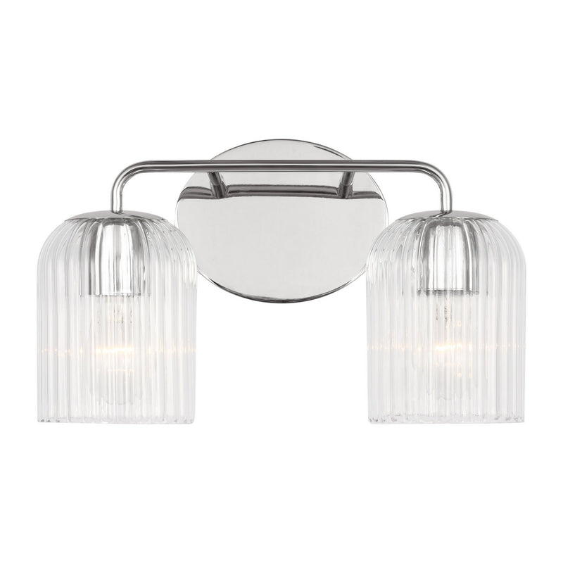 Generation Lighting GLV1132CH Two Light Vanity, Chrome