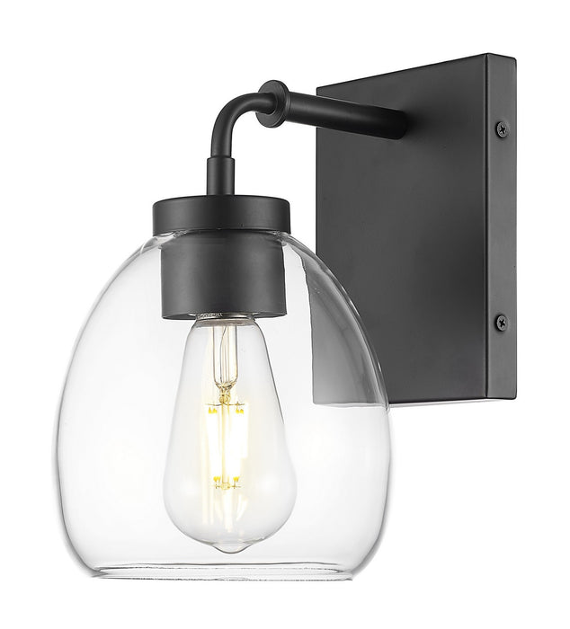 Acclaim Lighting IN40060BK One Light Wall Sconce, Matte Black