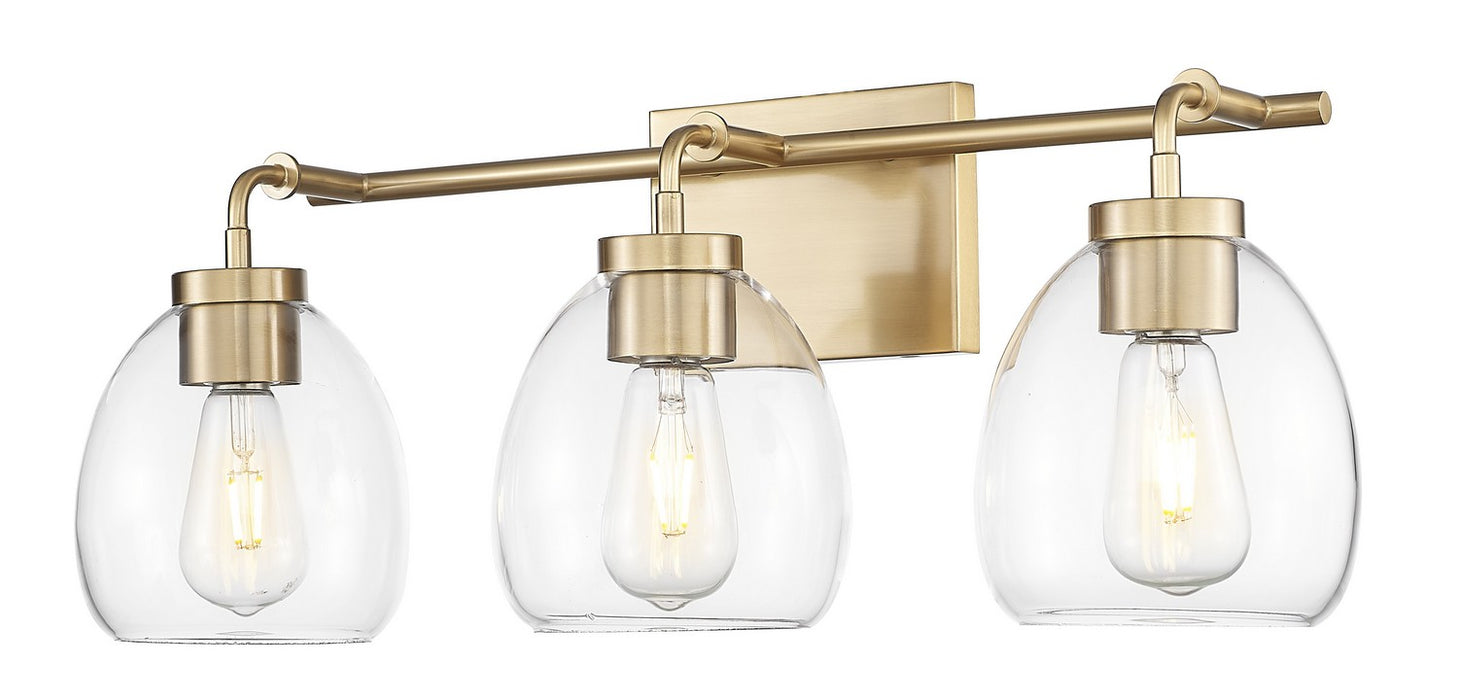 Acclaim Lighting IN40062BR Three Light Vanity, Brass