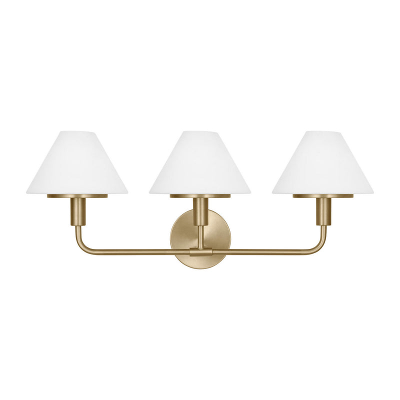 Generation Lighting GLW1033SB Wall Sconce, Satin Brass