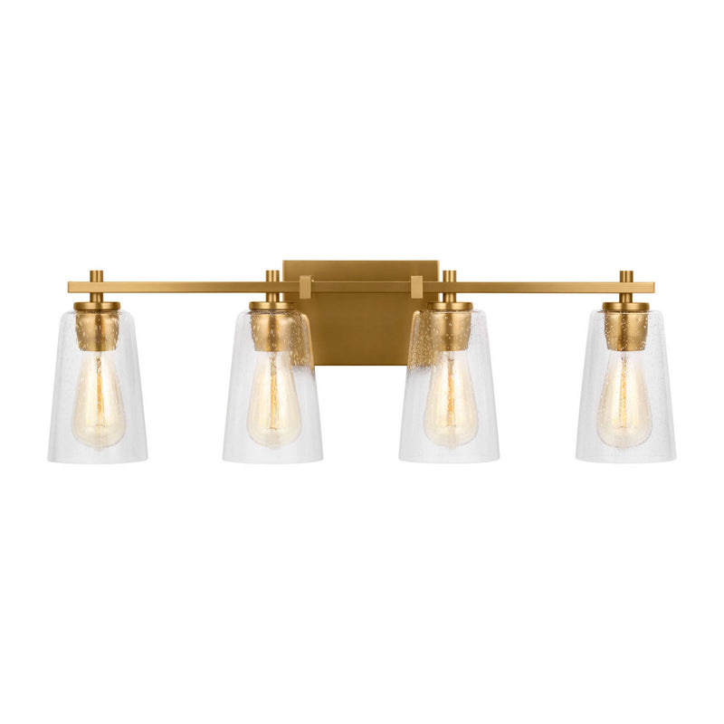 Visual Comfort Studio VS24304BBS Four Light Vanity, Burnished Brass