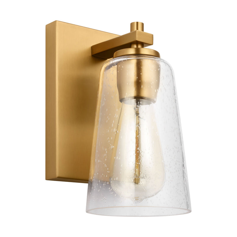 Visual Comfort Studio VS24301BBS One Light Wall Sconce, Burnished Brass