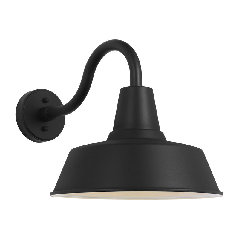Visual Comfort Studio SLO1201TXB One Light Wall Lantern, Textured Black