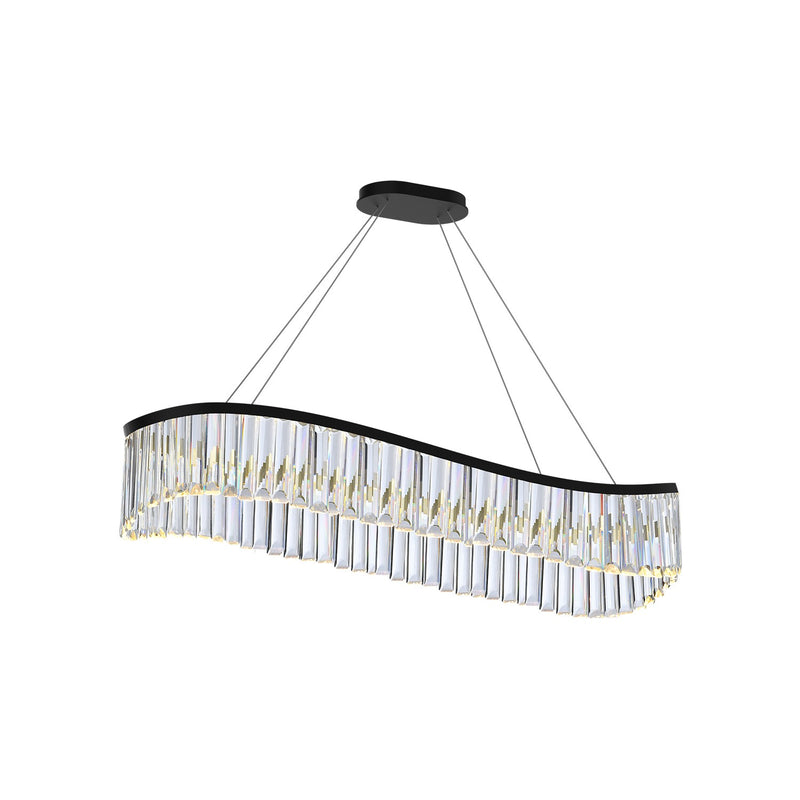 Artcraft AC12204BK LED Island Pendant, Black