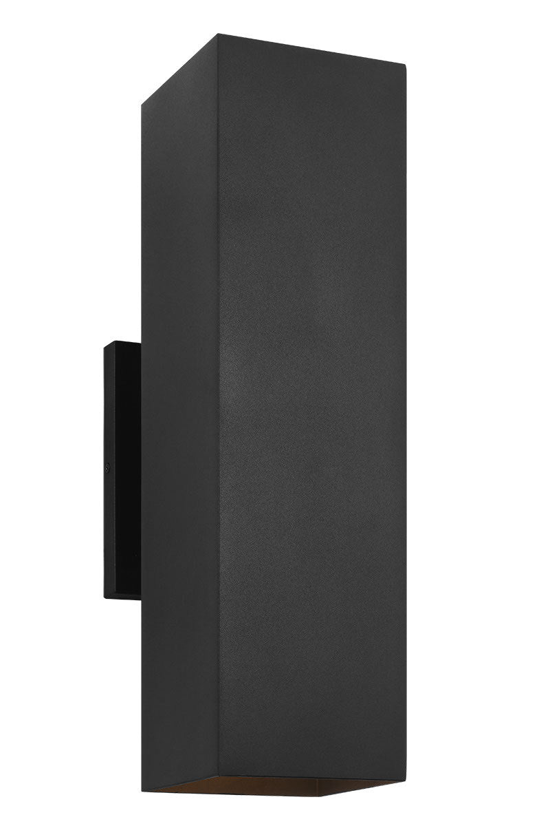 Visual Comfort Studio SLO1132TXB Two Light Wall Lantern, Textured Black