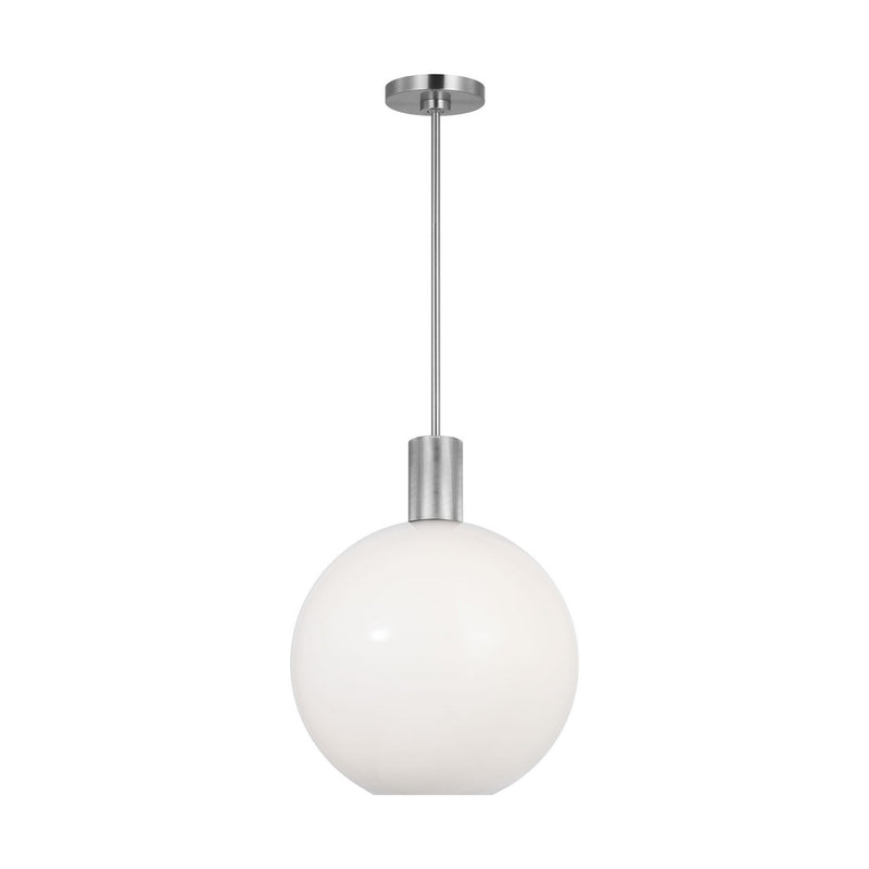 Visual Comfort Studio DJP1181BS One Light Pendant, Brushed Nickel