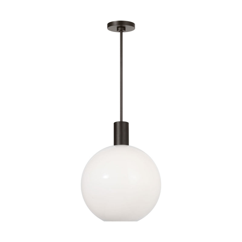 Visual Comfort Studio DJP1181MBK One Light Pendant, Midnight Black