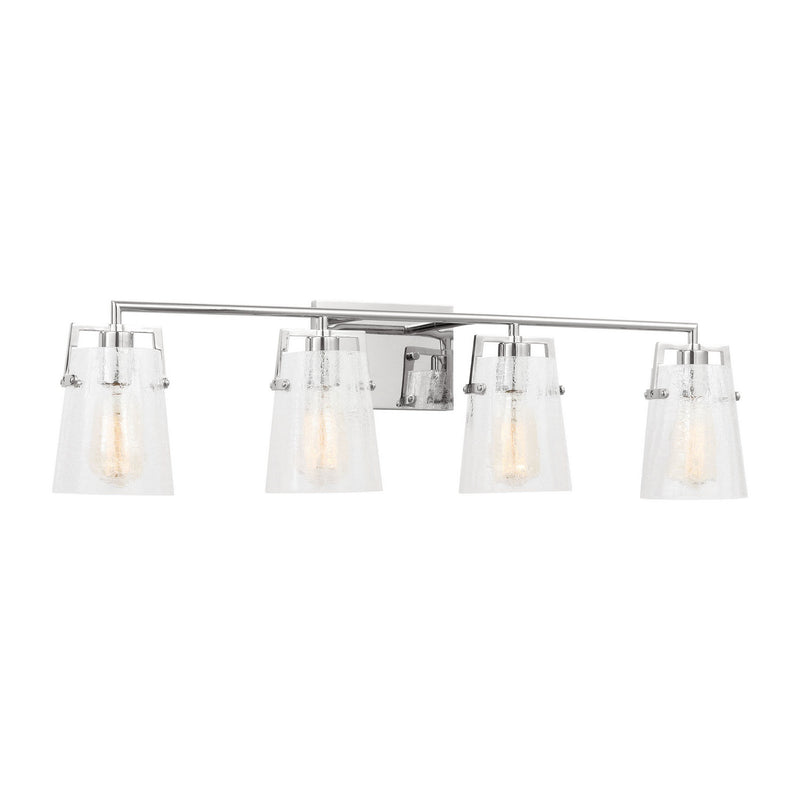 Visual Comfort Studio DJV1034CHCKG Four Light Vanity, Chrome