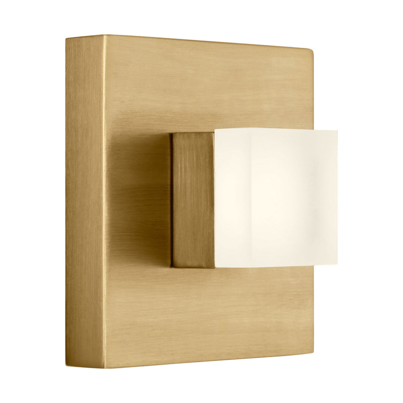 Visual Comfort Studio DJV1041SB-L1 LED Wall Sconce, Satin Brass
