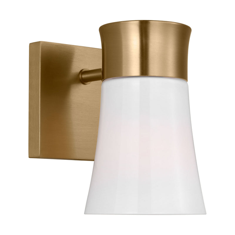 Visual Comfort Studio DJV1081SB One Light Vanity, Satin Brass
