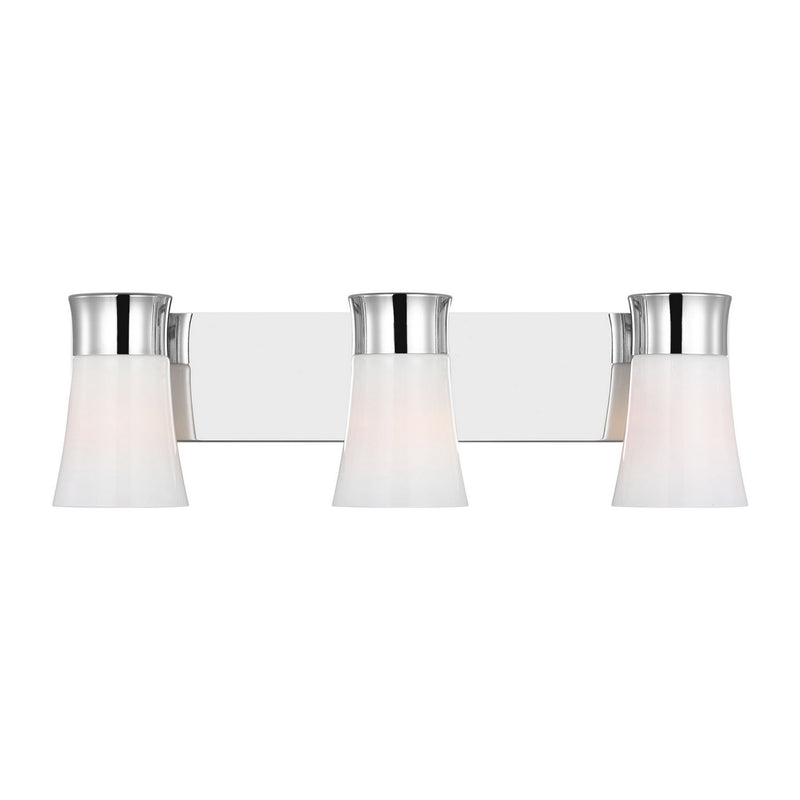 Visual Comfort Studio DJV1083CH Three Light Vanity, Chrome