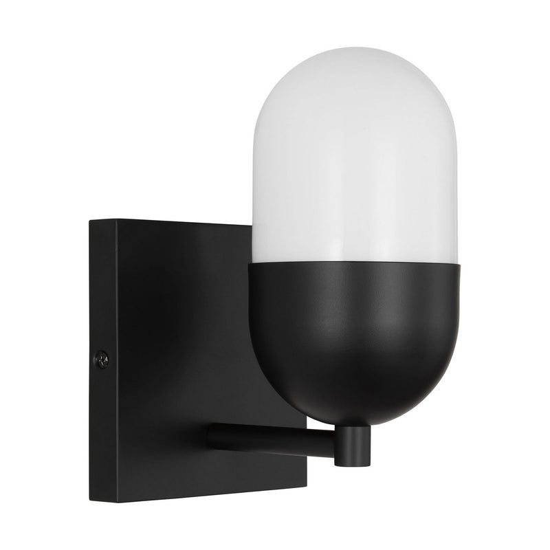 Visual Comfort Studio DJV1091MBK One Light Vanity, Midnight Black