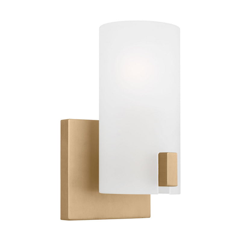 Visual Comfort Studio DJV1101SB One Light Vanity, Satin Brass