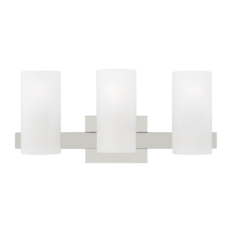 Visual Comfort Studio DJV1103CH Three Light Vanity, Chrome