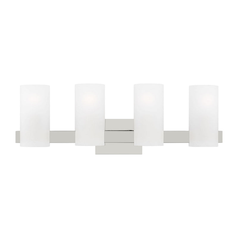 Visual Comfort Studio DJV1104CH Four Light Vanity, Chrome