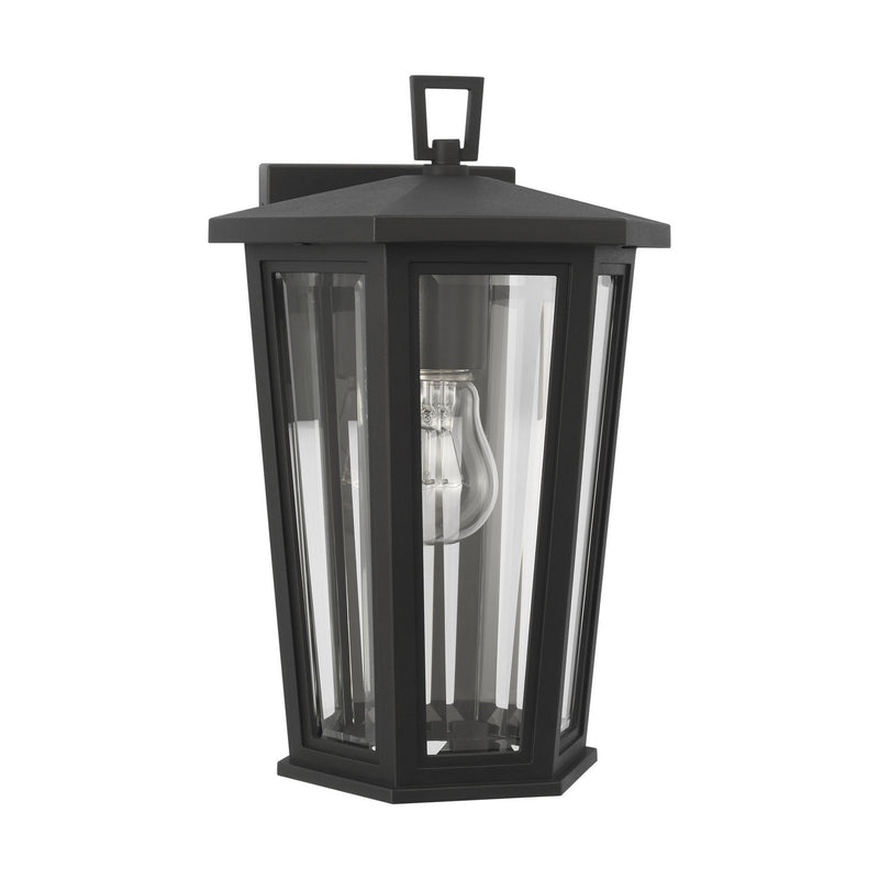 Visual Comfort Studio SLO1041TXB One Light Wall Lantern, Textured Black