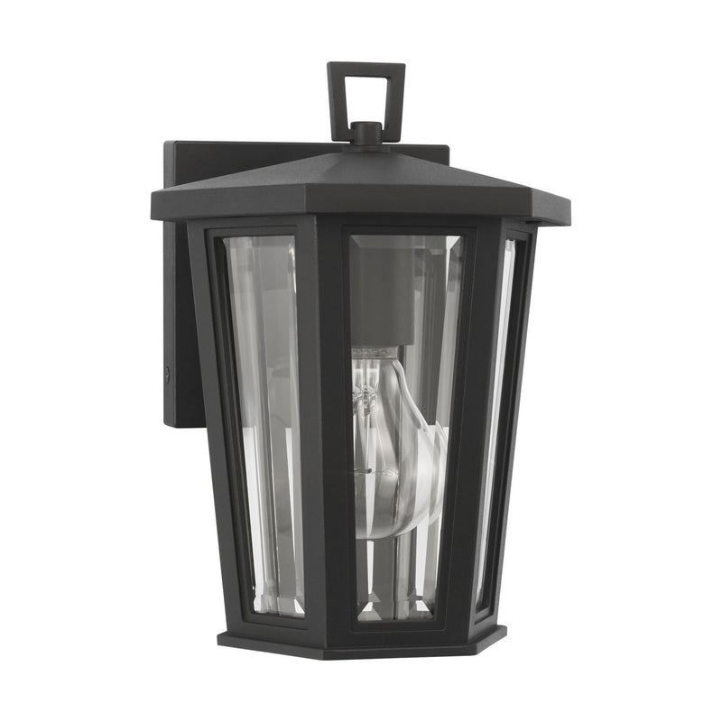 Visual Comfort Studio SLO1031TXB One Light Wall Lantern, Textured Black