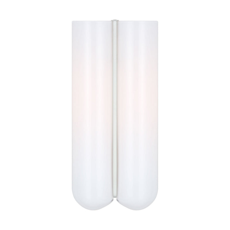 Visual Comfort Studio LXW1061MWT One Light Wall Sconce, Matte White